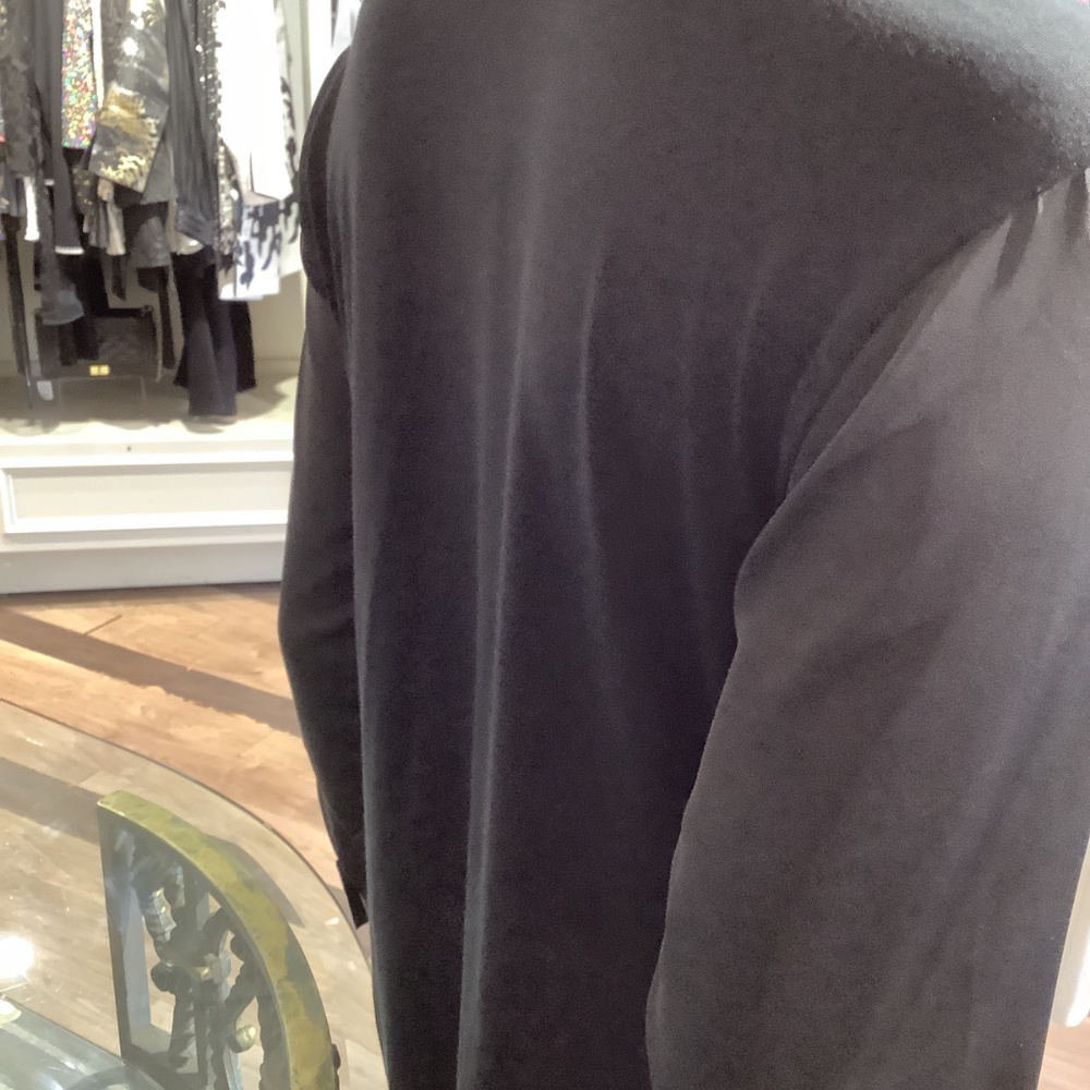 Fabulous viscosa Barcelino L/S blouse. 3 d like floral lattice detail - Picture 4 of 5